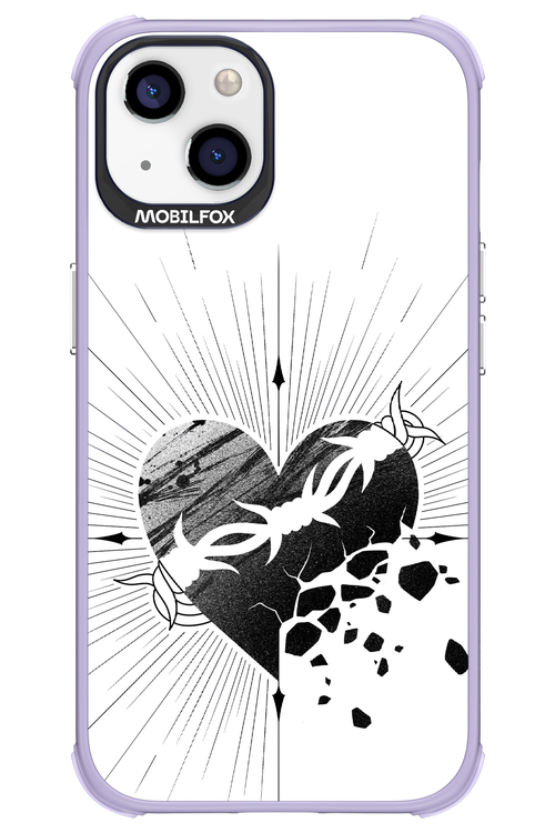 Fekete Szív - Apple iPhone 13