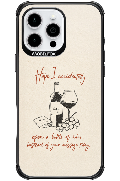Bottle of wine 2.0 - Apple iPhone 16 Pro Max