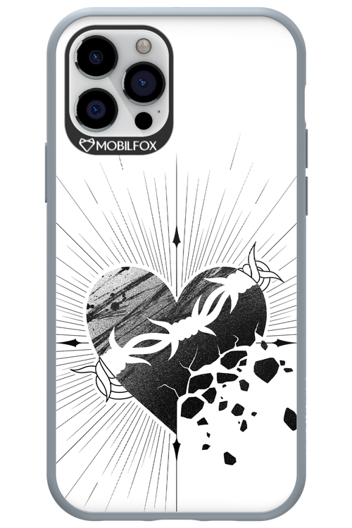 Fekete Szív - Apple iPhone 12 Pro