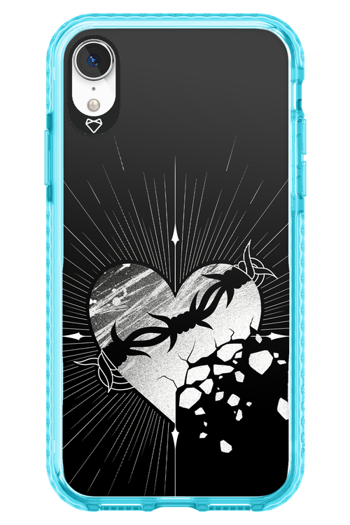 Fehér Szív - Apple iPhone XR