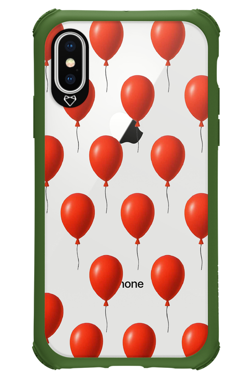 Red Balloons - Apple iPhone X