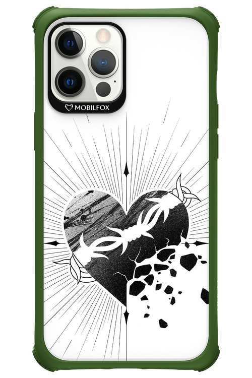 Fekete Szív - Apple iPhone 12 Pro Max