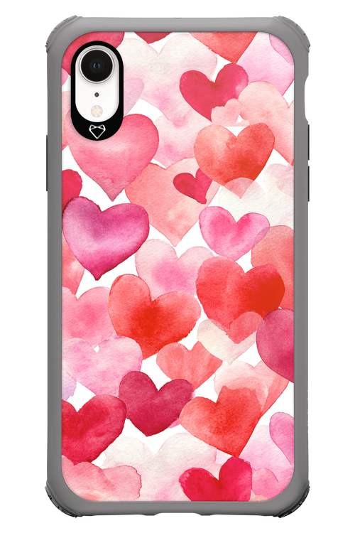 Water Painted Heart 2.0 - Apple iPhone XR