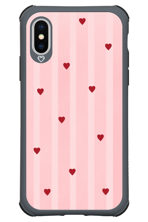 Red Little Hearts 2.0 - Apple iPhone X
