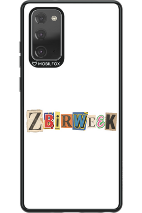 Zbirweek (white) 2.0 - Samsung Galaxy Note 20