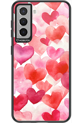 Water Painted Heart - Samsung Galaxy S21