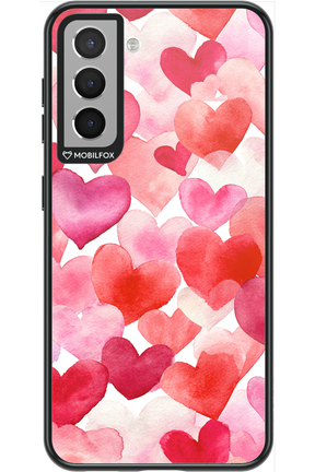 Water Painted Heart - Samsung Galaxy S21