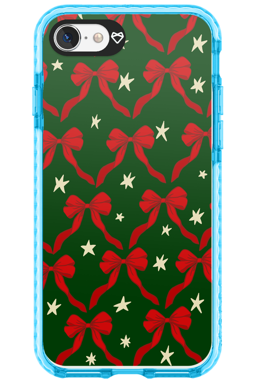 Bow & Stars (Green) - Apple iPhone SE 2020