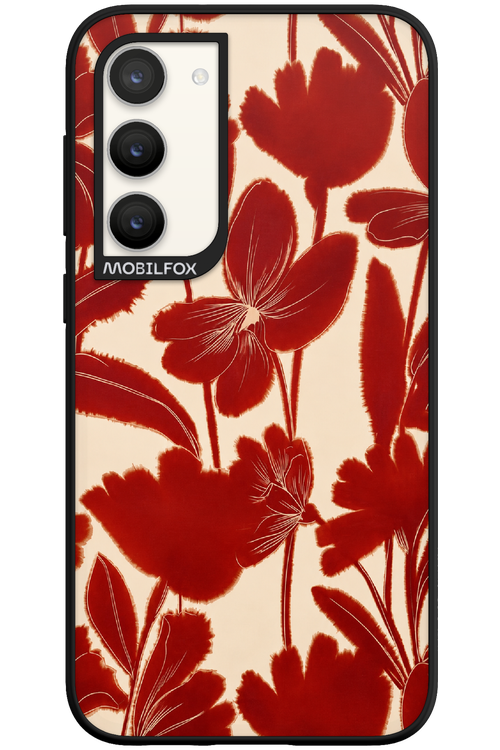 Burgundy Flowers 2.0 - Samsung Galaxy S23 Plus