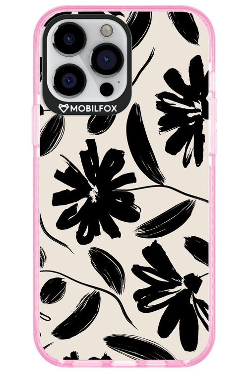 Monochrome Flowerss 2.0 - Apple iPhone 13 Pro Max