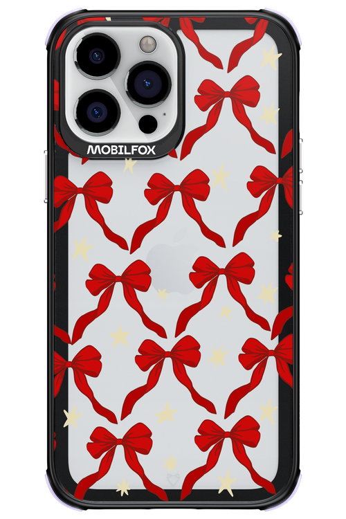 Bow & Stars (Transparent) - Apple iPhone 13 Pro Max