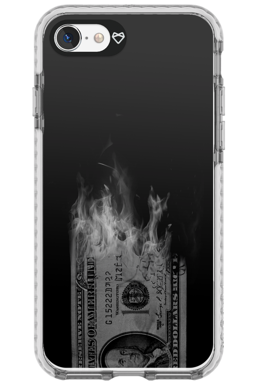 Money Burn B&W 2.0 - Apple iPhone SE 2022