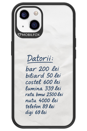 The List - Apple iPhone 13