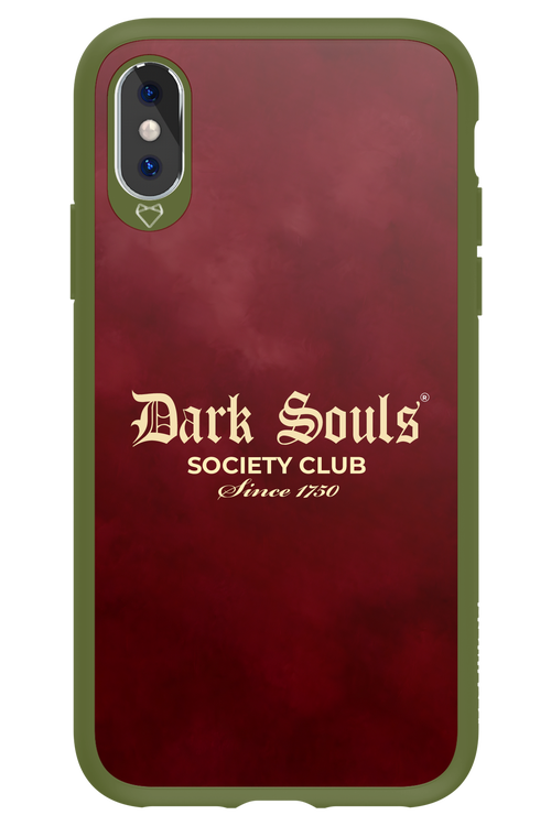 Dark Souls (Burgundy) - Apple iPhone XS