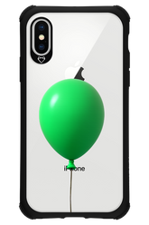 Green Balloon - Apple iPhone X