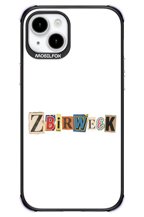 Zbirweek (white) 2.0 - Apple iPhone 15 Plus