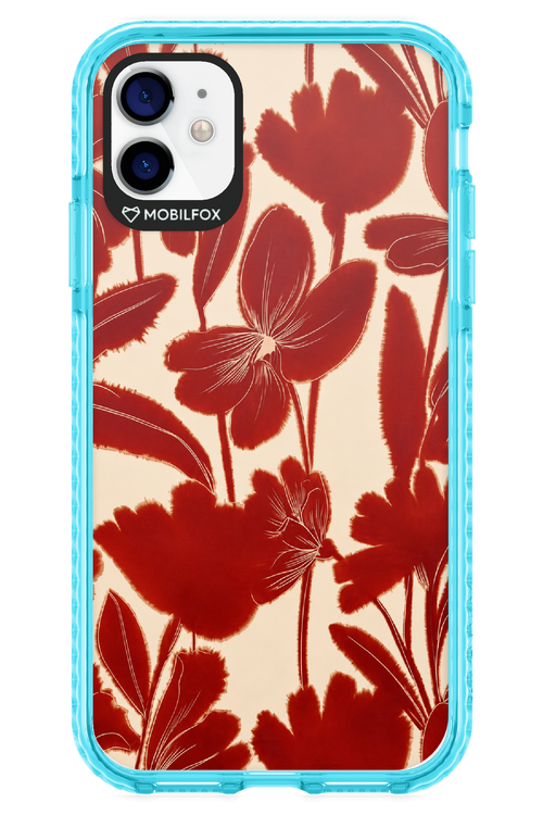 Burgundy Flowers 2.0 - Apple iPhone 11