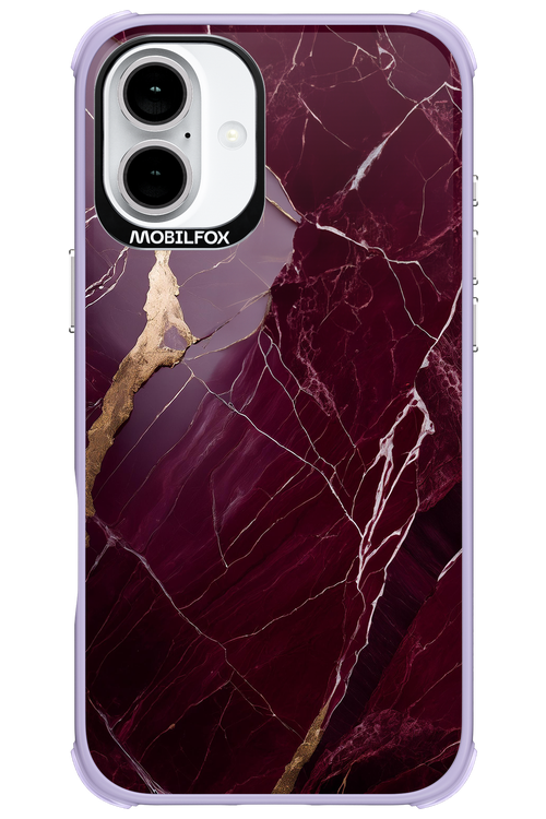 Burgundy Marble 2.0 - Apple iPhone 16 Plus