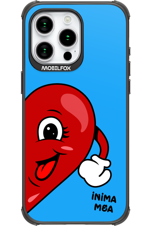Blue One Heart - Apple iPhone 15 Pro Max