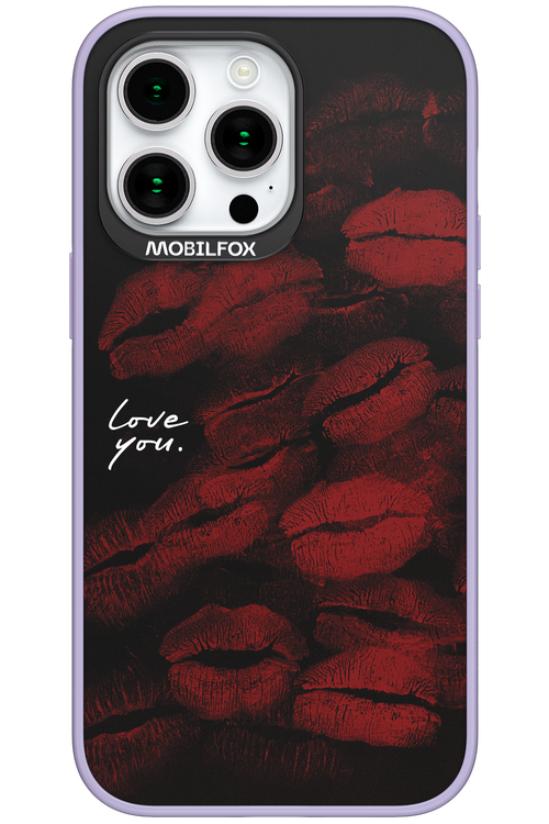 LOVE U BLACK 2.0 - Apple iPhone 15 Pro Max