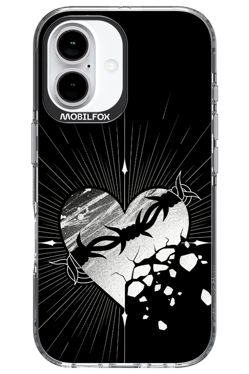 Fehér Szív - Apple iPhone 16