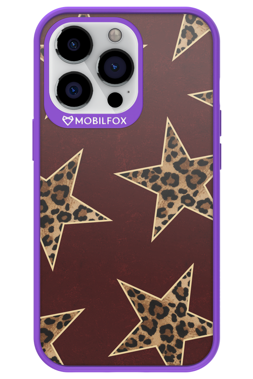 Wild Stars Burgundy - Apple iPhone 13 Pro