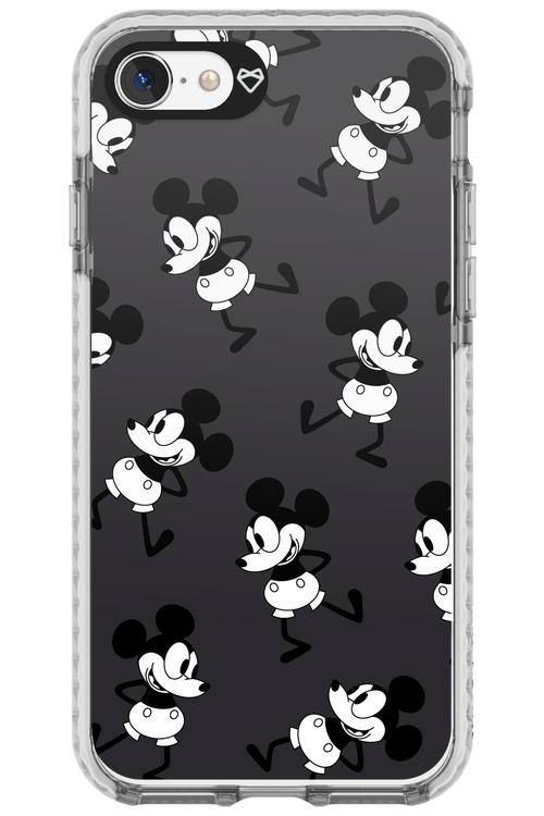 Iconic Mouse (antracite pattern) - Apple iPhone SE 2020