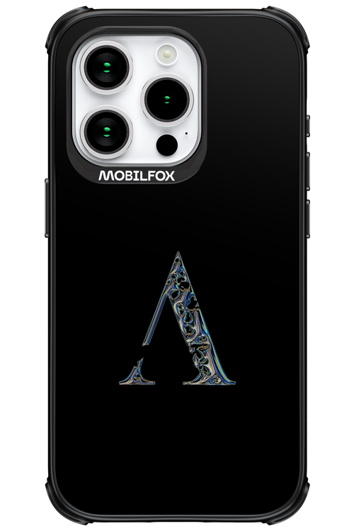 ⁠ ⁠Azteca A Chrome Logo - Apple iPhone 15 Pro