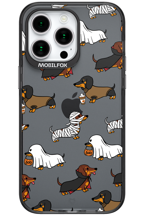 Scary Dachshund (Transparent) - Apple iPhone 15 Pro Max
