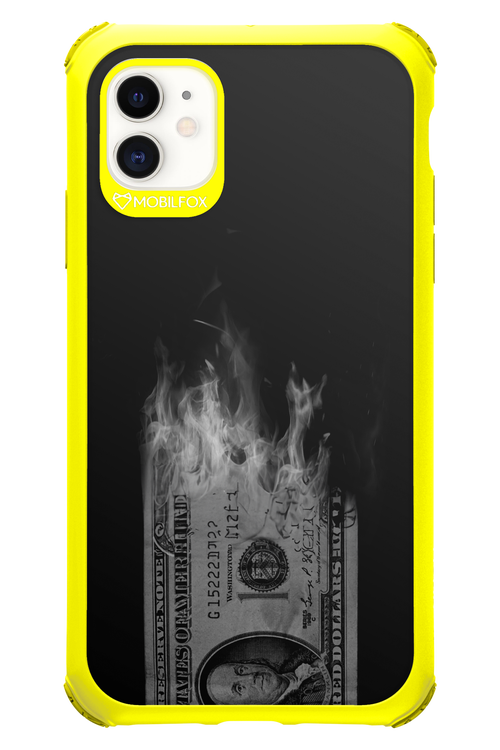 Money Burn B&W 2.0 - Apple iPhone 11
