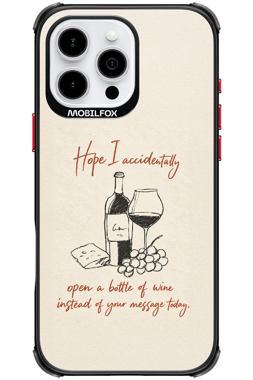 Bottle of wine 2.0 - Apple iPhone 16 Pro Max