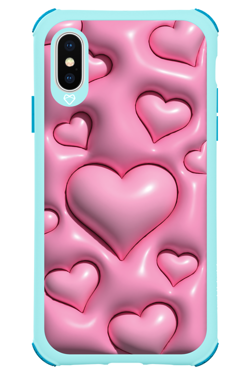 Hearts - Apple iPhone XS