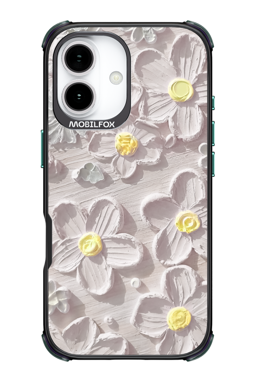 White Flowers - Apple iPhone 17