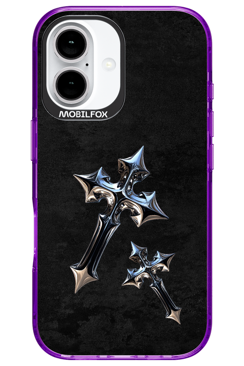 Chrome Crosses - Apple iPhone 16