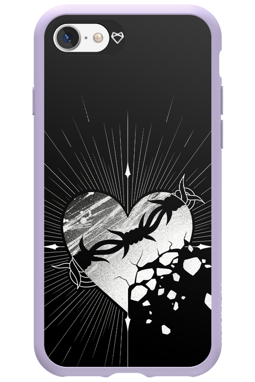 Fehér Szív - Apple iPhone 7