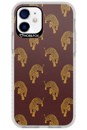 Burgundy Leopard Pattern - Apple iPhone 12