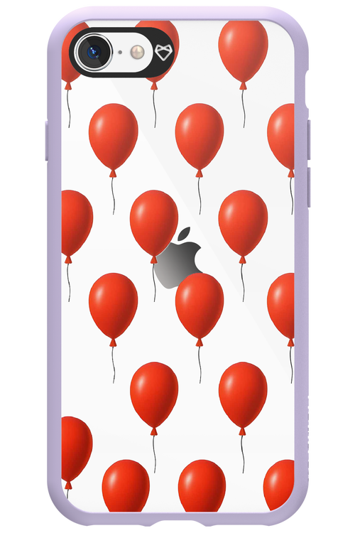 Red Balloons - Apple iPhone SE 2020