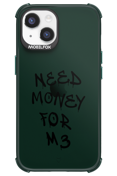 Need M3 Transparent Black - Apple iPhone 14