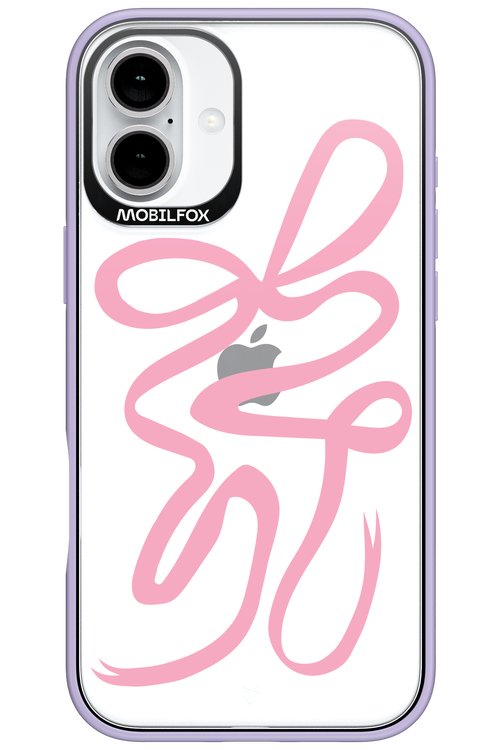 Pink Bow - Apple iPhone 16 Plus