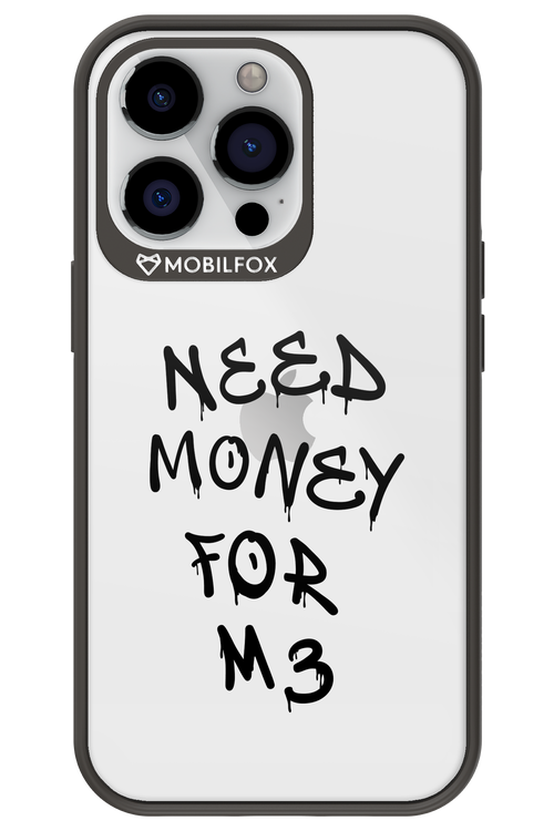 Need M3 Transparent Black - Apple iPhone 13 Pro