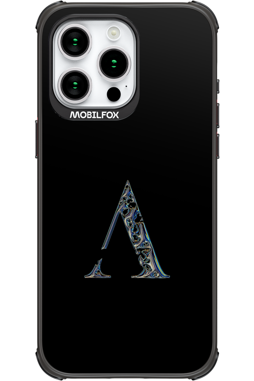 ⁠ ⁠Azteca A Chrome Logo - Apple iPhone 15 Pro Max