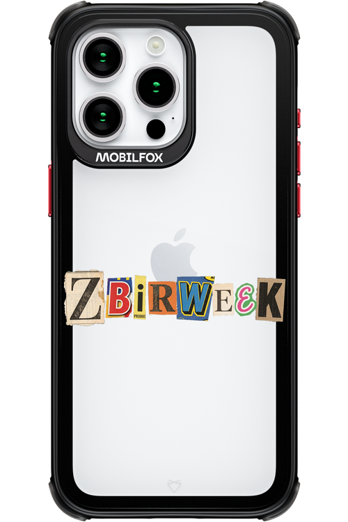 Zbirweek (transparent) 2.0 - Apple iPhone 15 Pro Max