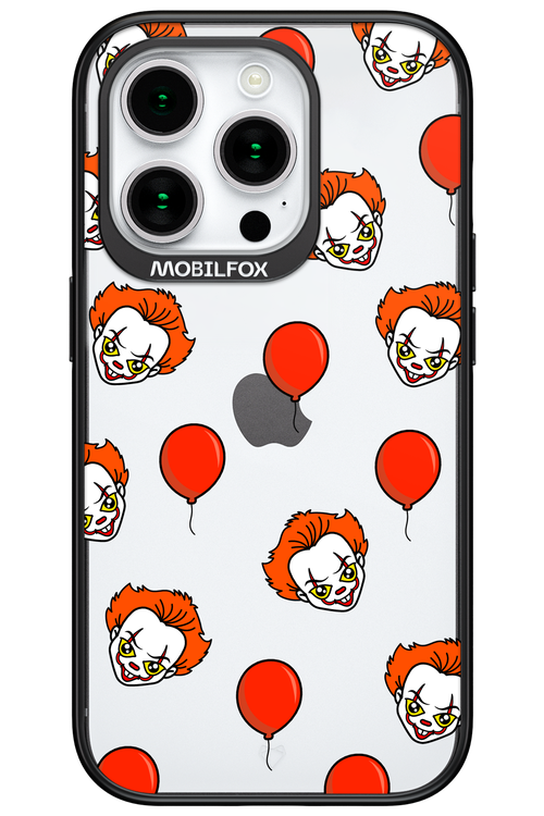 Mystery Clown (Transparent) - Apple iPhone 15 Pro