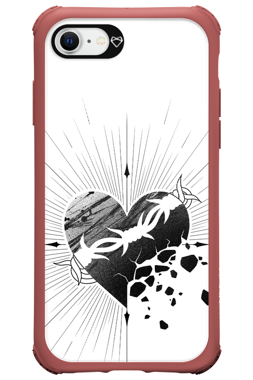 Fekete Szív - Apple iPhone SE 2022