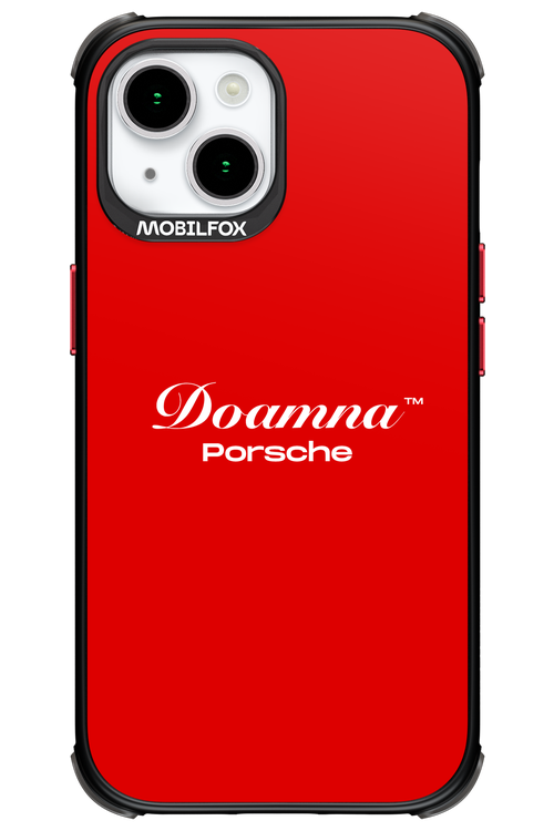 Doamna Porsche (red) - Apple iPhone 15