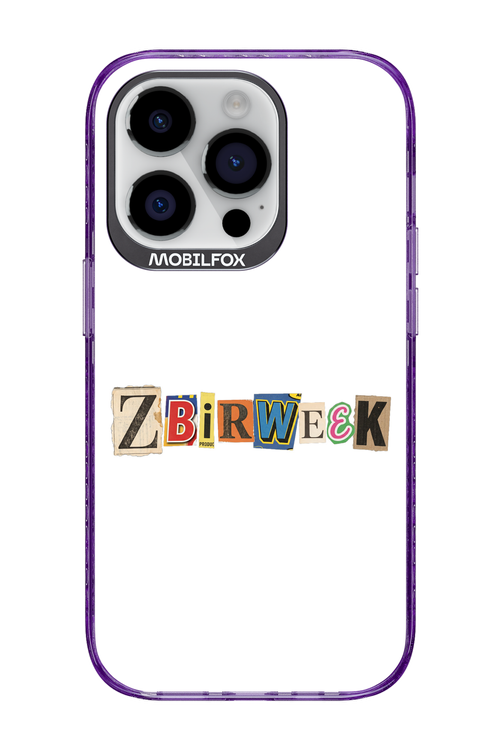 Zbirweek (white) 2.0 - Apple iPhone 14 Pro