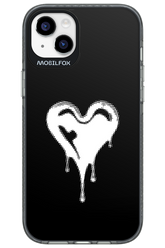 Heart Black - Apple iPhone 14 Plus