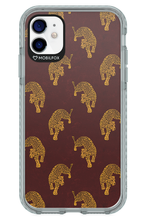 Burgundy Leopard Pattern - Apple iPhone 11