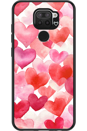 Water Painted Heart - Xiaomi Redmi Note 9