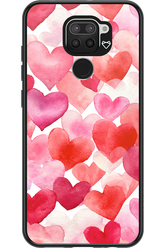 Water Painted Heart - Xiaomi Redmi Note 9